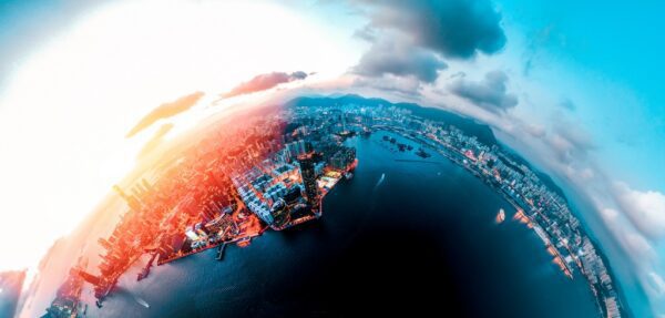 Fototapeta Panorama Hong Kongu