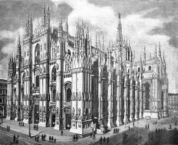 Fototapeta Katedra w Mediolanie