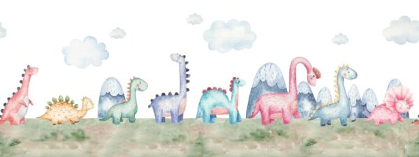Fototapeta Kolorowe Dinozaury