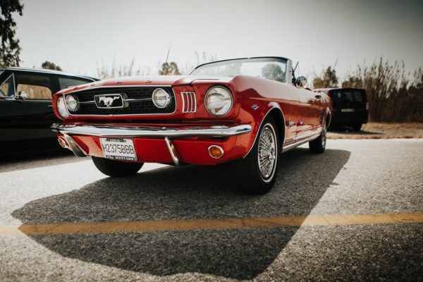 Fototapeta Czerwony Mustang
