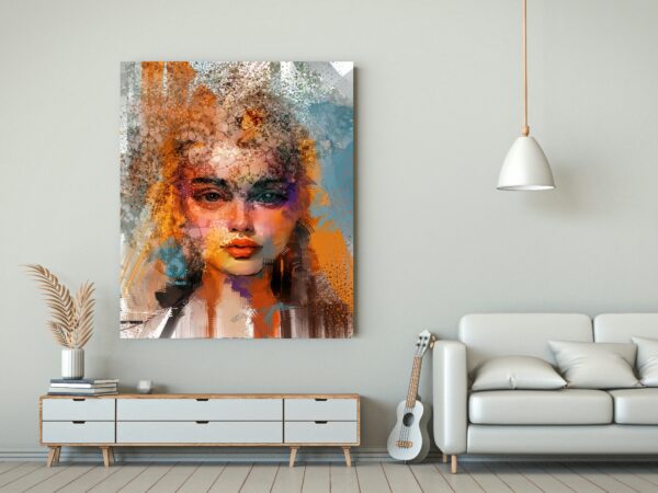 Obraz Pomarańczowa Dziewczyna