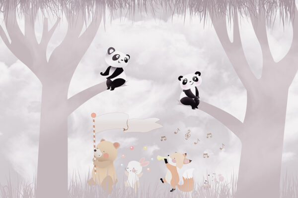 Fototapeta Milutkie Pandy
