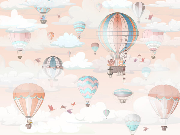 Fototapeta Balony W Chmurach