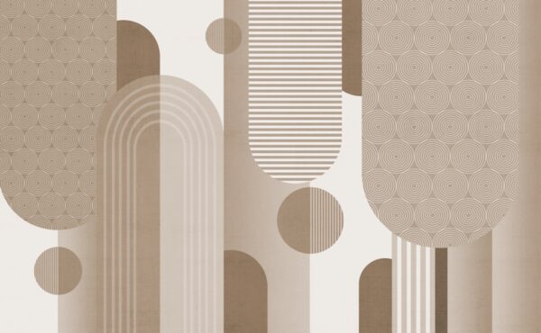 Fototapeta Beżowa Geometria