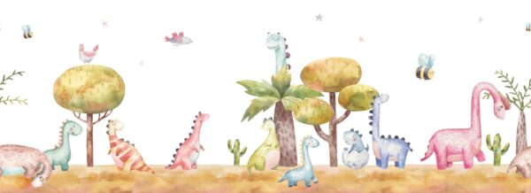 Fototapeta Kolorowe Dinozaury