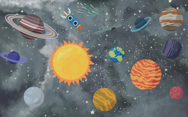 Fototapeta Kolorowy Kosmos