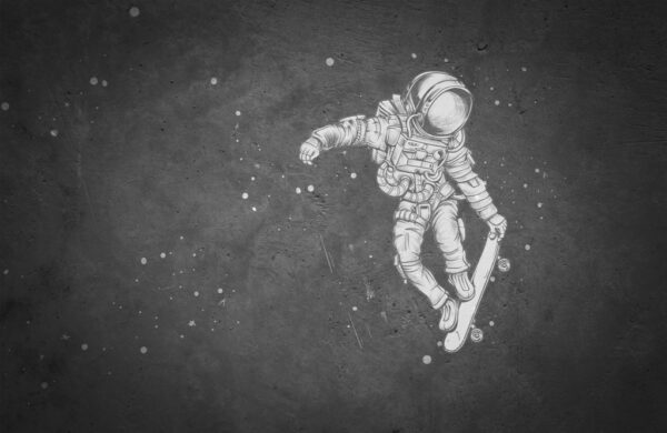 Fototapeta Kosmonauta Wśród Gwiazd