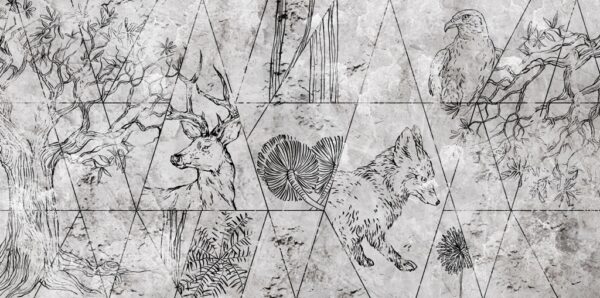 Fototapeta Leśna Geometria
