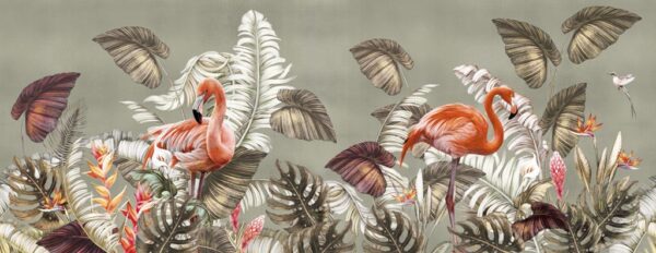 Fototapeta Para Flamingów