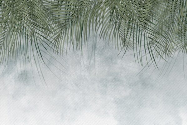Fototapeta Spływające Liście Palm