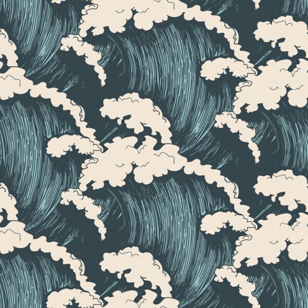 Fototapeta Wzburzone Fale