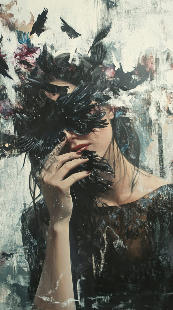 Fototapeta Czarne Skrzydła Tajemnicy