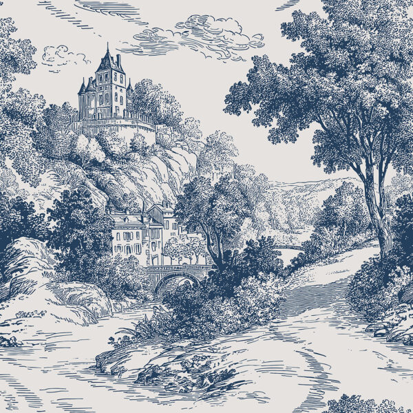 Fototapeta Krajobraz w Błękicie