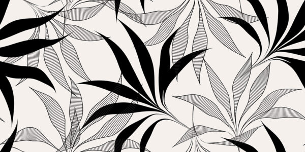 Fototapeta Liściasty Minimalizm