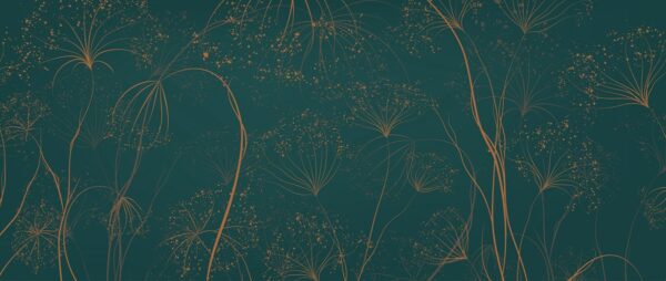 Fototapeta Kopry na Zielonym Tle