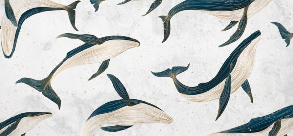 Fototapeta Stado Wielorybów