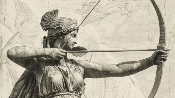 Fototapeta Łuczniczka z Mitologii