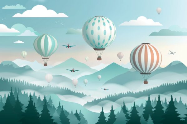 Fototapeta Balonowe niebo