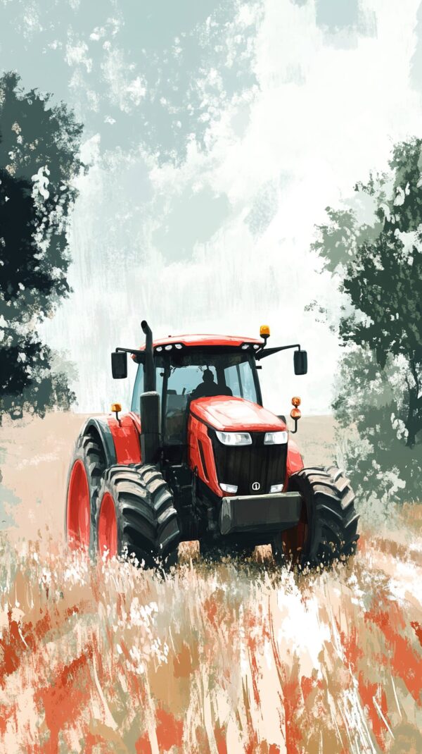 Fototapeta Czerwony Bohater Pola