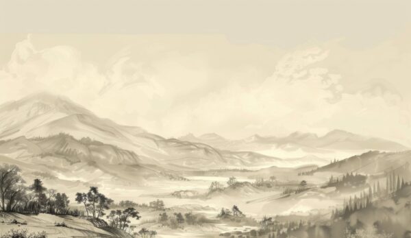 Fototapeta Mglista Dolina Spokoju