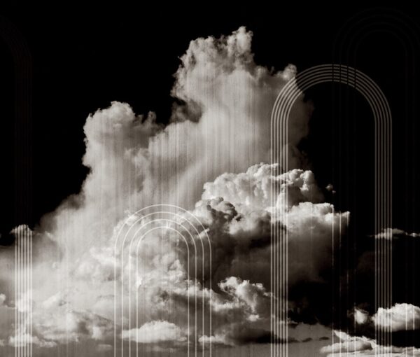 Fototapeta Chmury Przełamane Sztuką