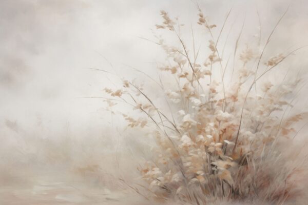 Fototapeta Mglista Łąka