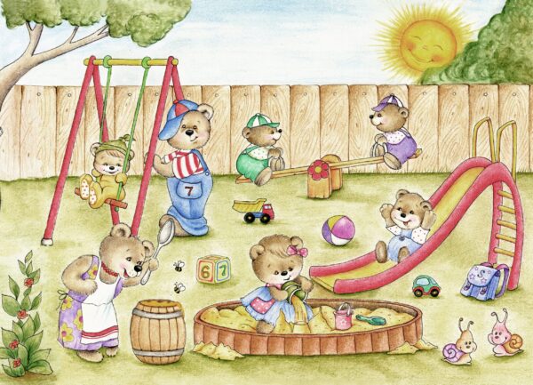 Fototapeta Misiowy Plac Zabaw