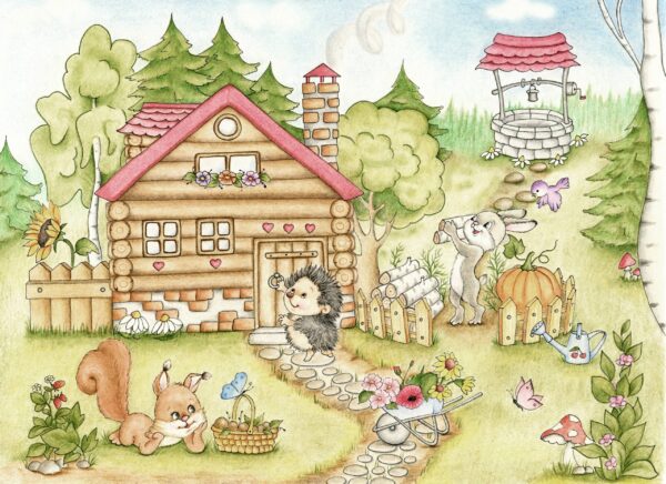 Fototapeta Dom wśród Drzew