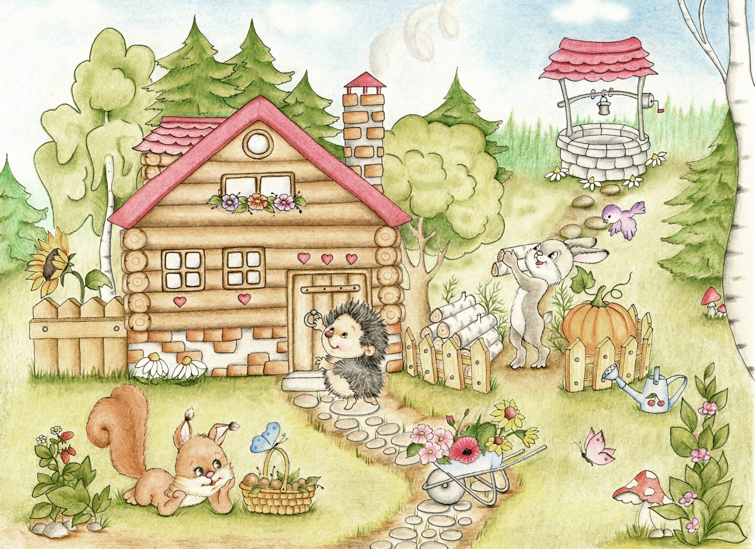 P370790969-scaled-1 Fototapeta Dom wśród Drzew