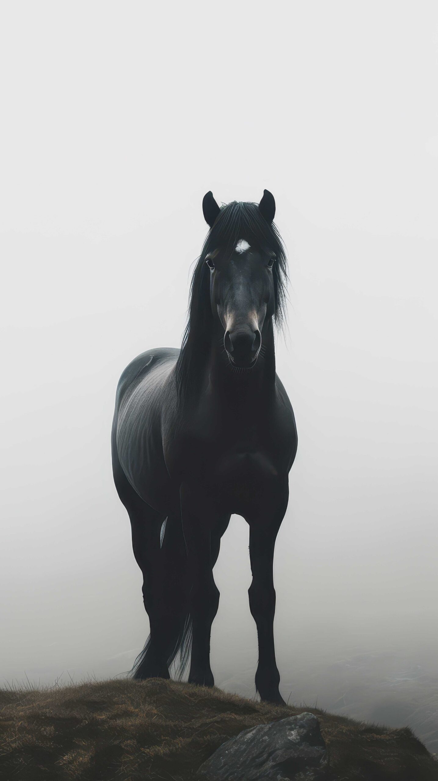 adobestock_1015545418-scaled-1 Fototapeta Czarny Koń