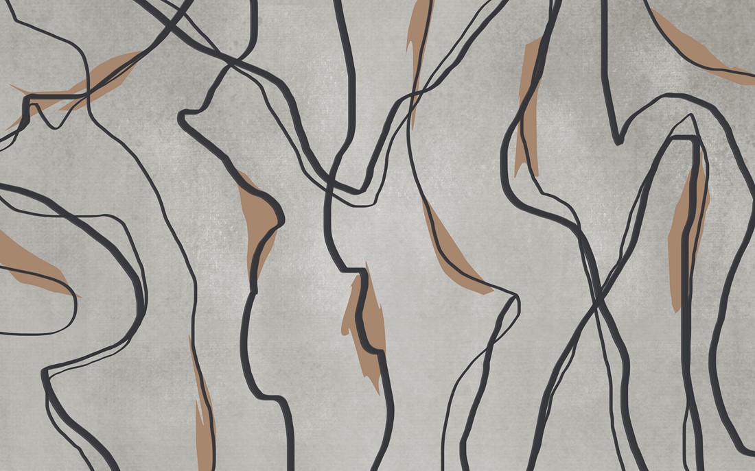 3d,Abstract,Wallpaper.,Modern,Mural,For,Bedroom,And,Living,Room Fototapeta Abstrakcyjne Linie