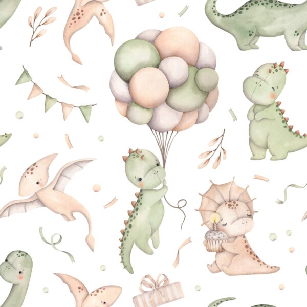 Fototapeta Dinozaury na Przyjęciu