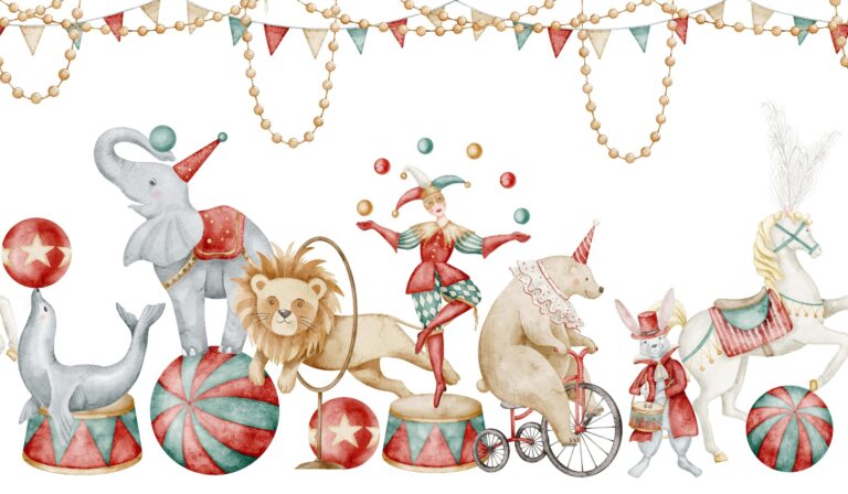 Fototapeta Cyrk Zwierzęcych Talentów