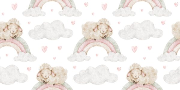 Fototapeta Baranki w chmurkach