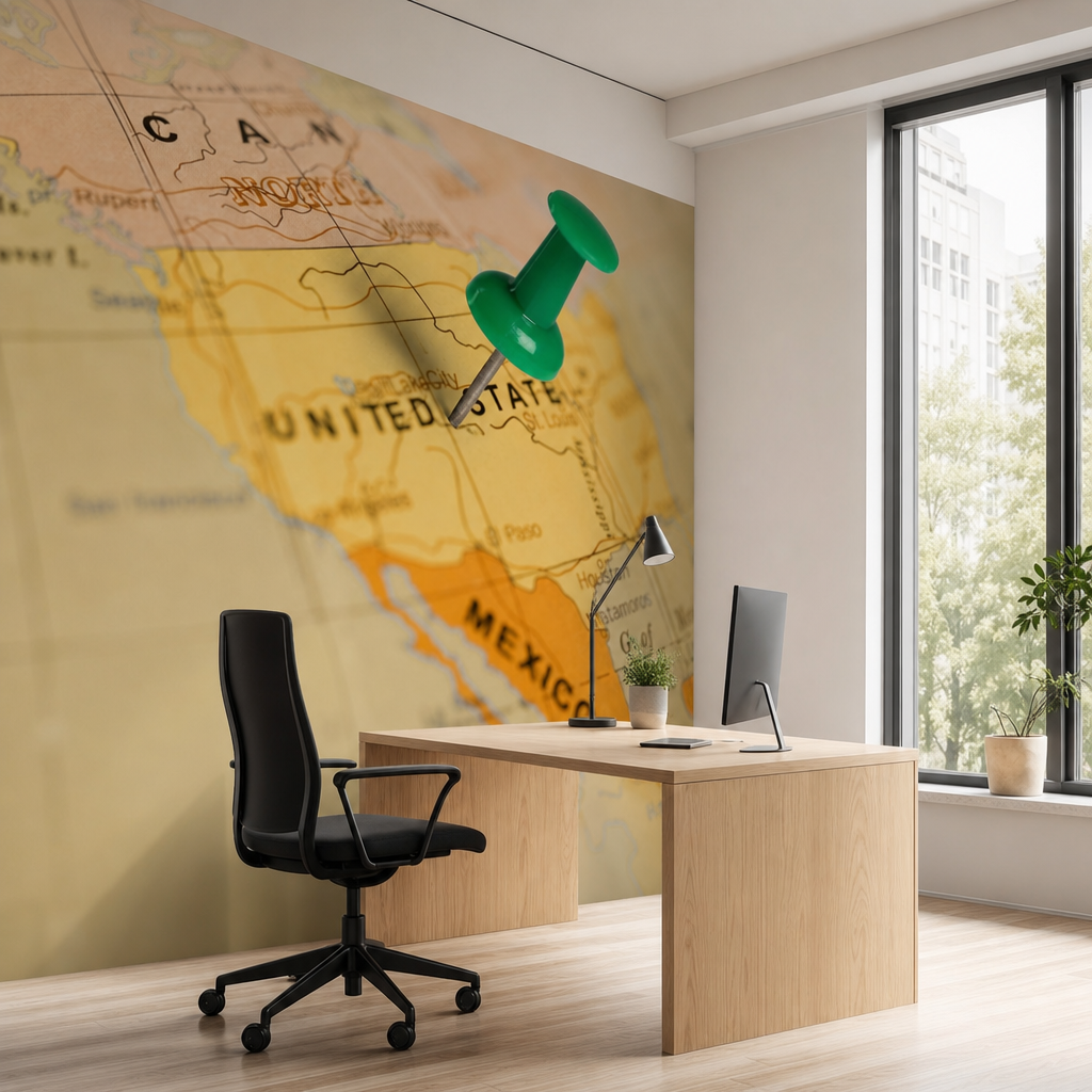 Fototapeta Mapa USA