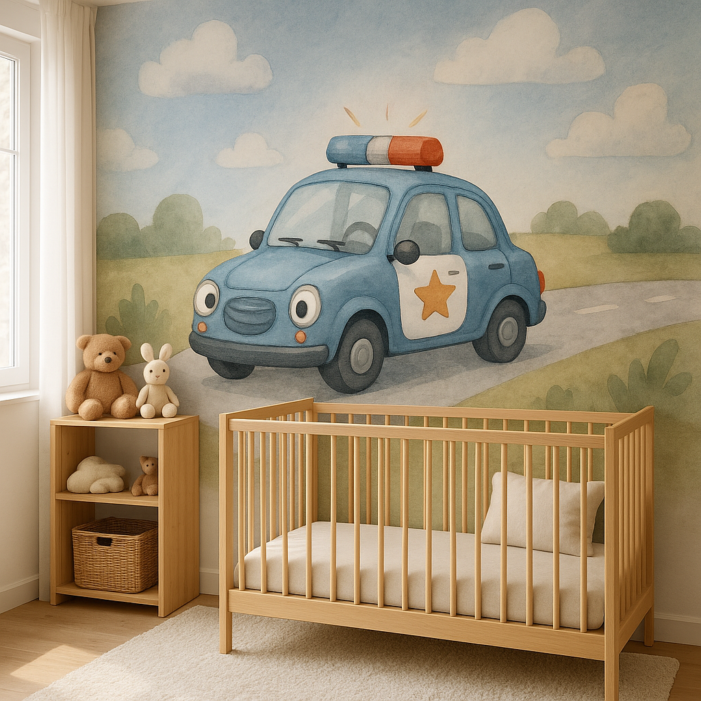 Fototapeta Samochodzik Policjant