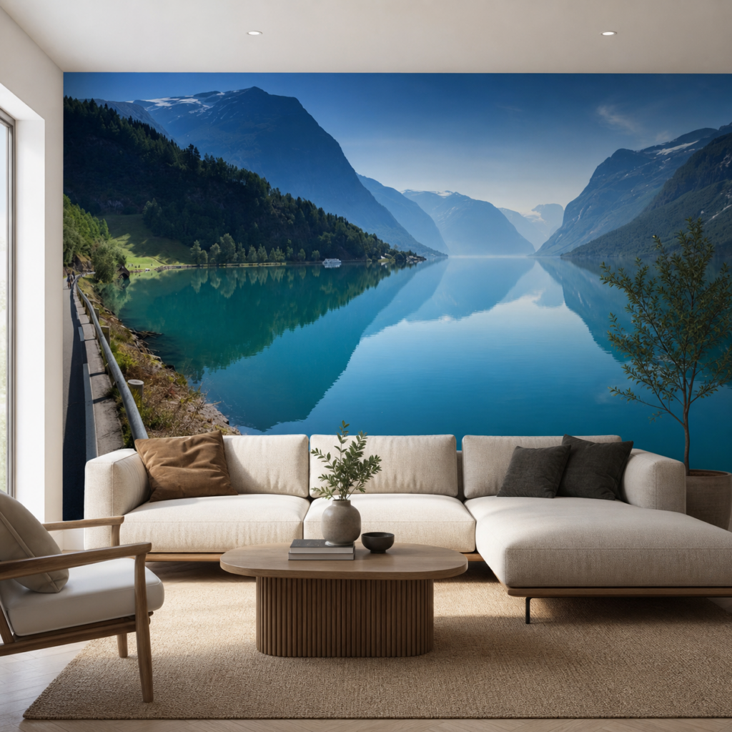 Fototapeta Jezioro Lovatnet