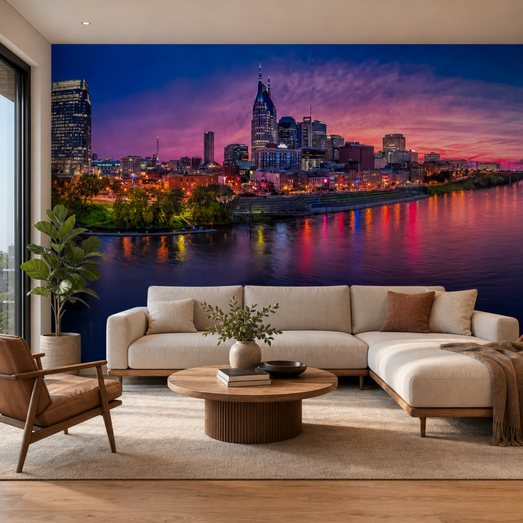 Fototapeta Nashville Nocą