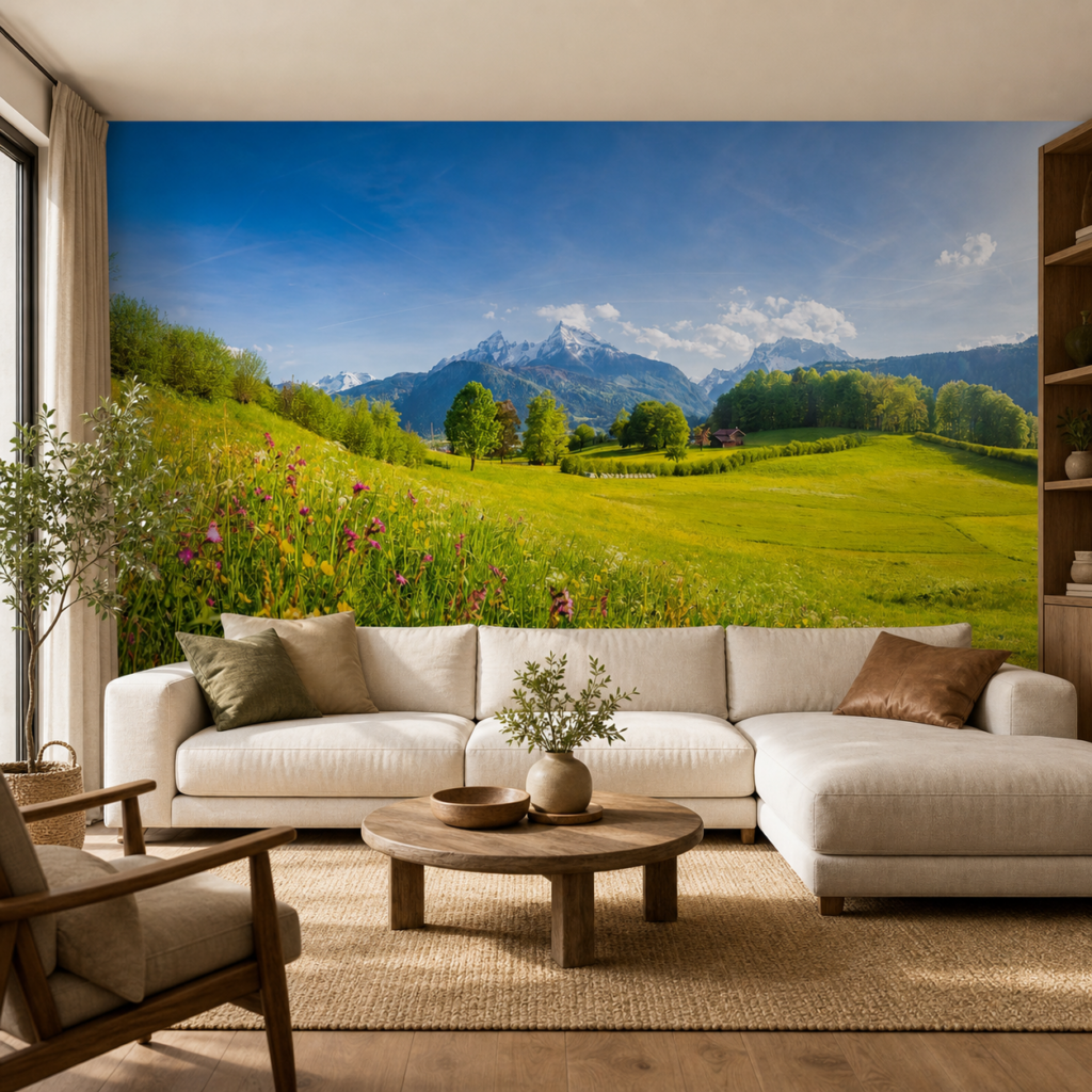 Fototapeta Widok w Alpach