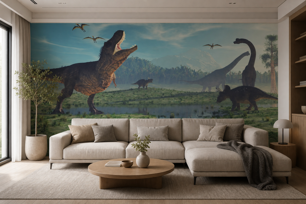 Fototapeta Wyspa Dinozaurów — wzór 2