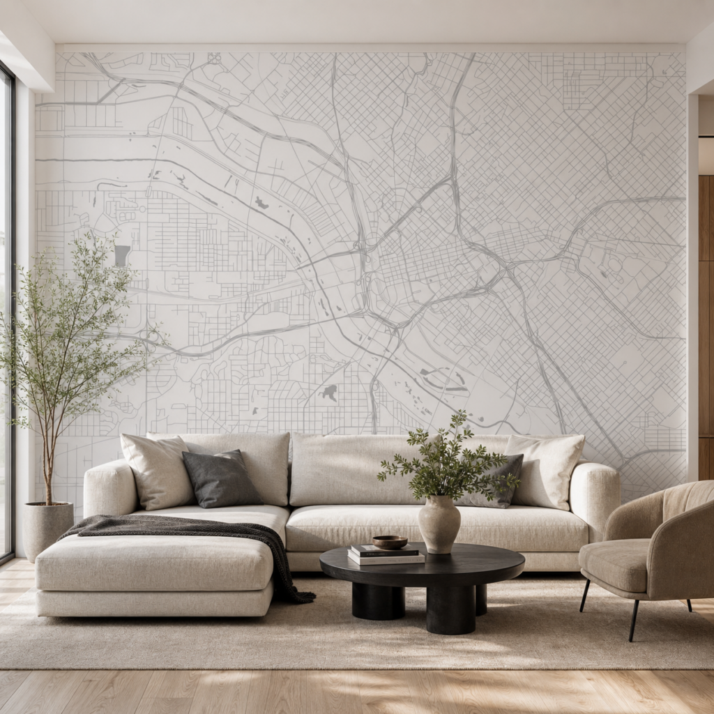 Fototapeta Mapa Miejscowa