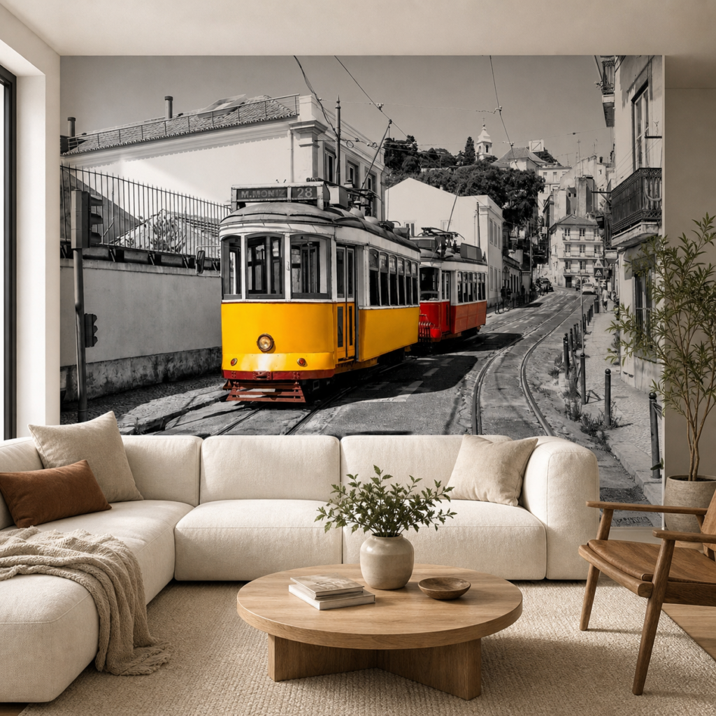 Fototapeta Tramwaj w Lizbonie