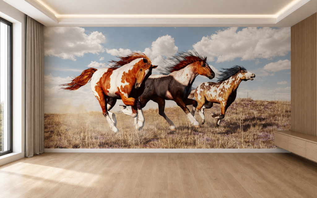 Fototapeta Biegnące Konie — wzór 5