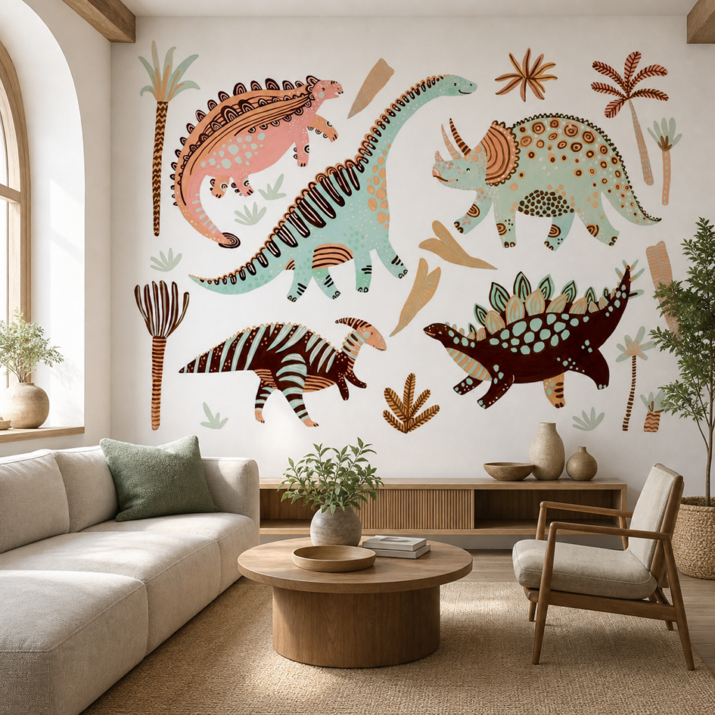 Fototapeta Dinozaury — wzór 8