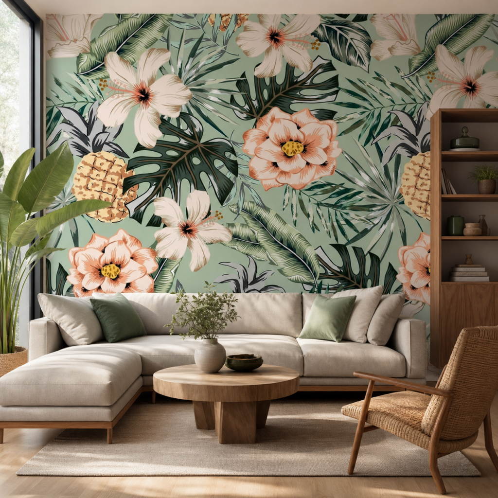 Fototapeta Miętowy Hibiskus