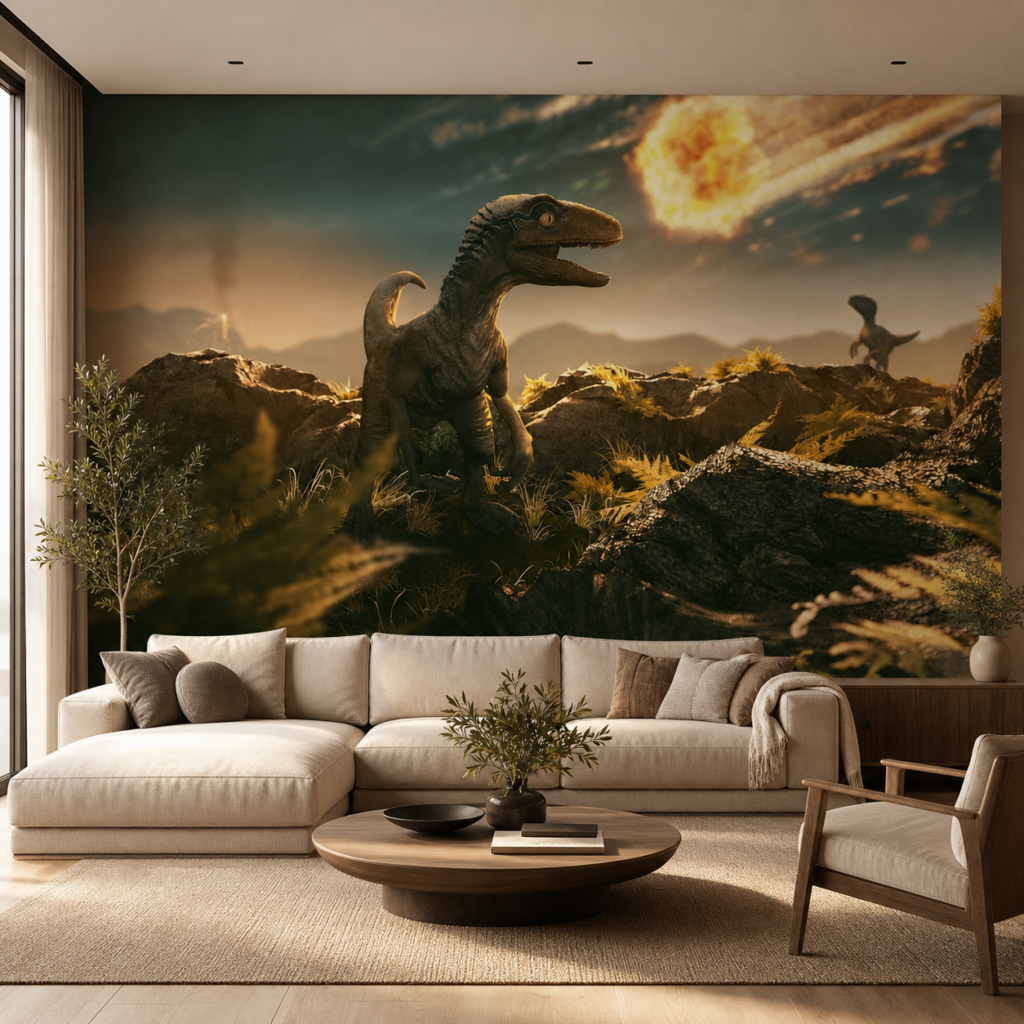 Fototapeta Dinozaury — wzór 5