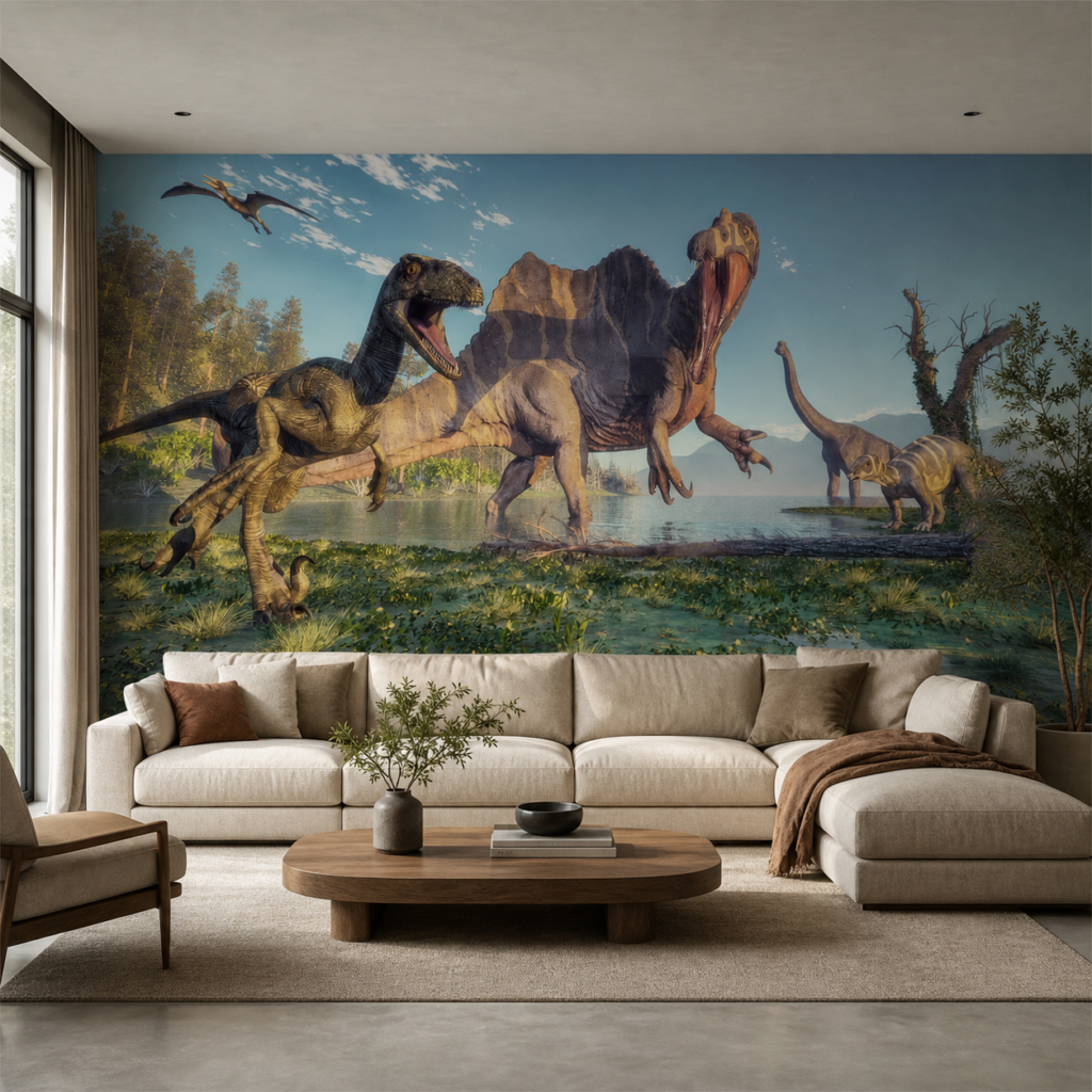 Fototapeta Dinozaury — wzór 6