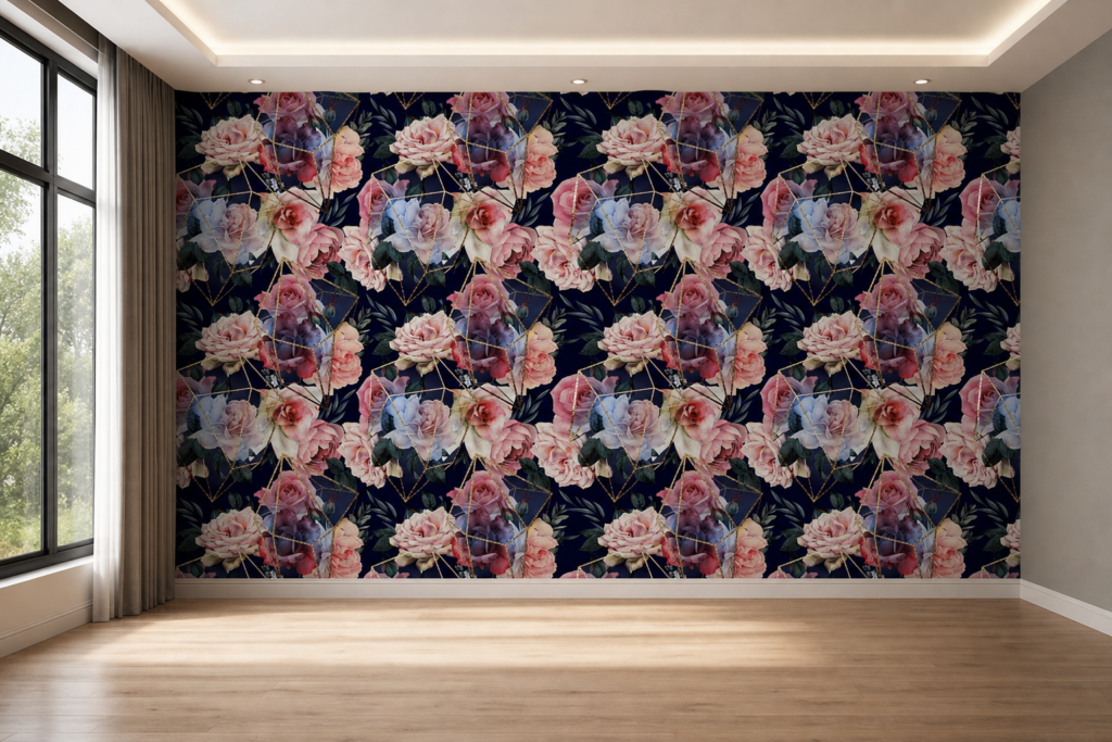 Fototapeta Róże — wzór 3