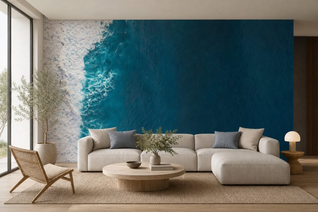 Fototapeta Fale Oceanu — wzór 2