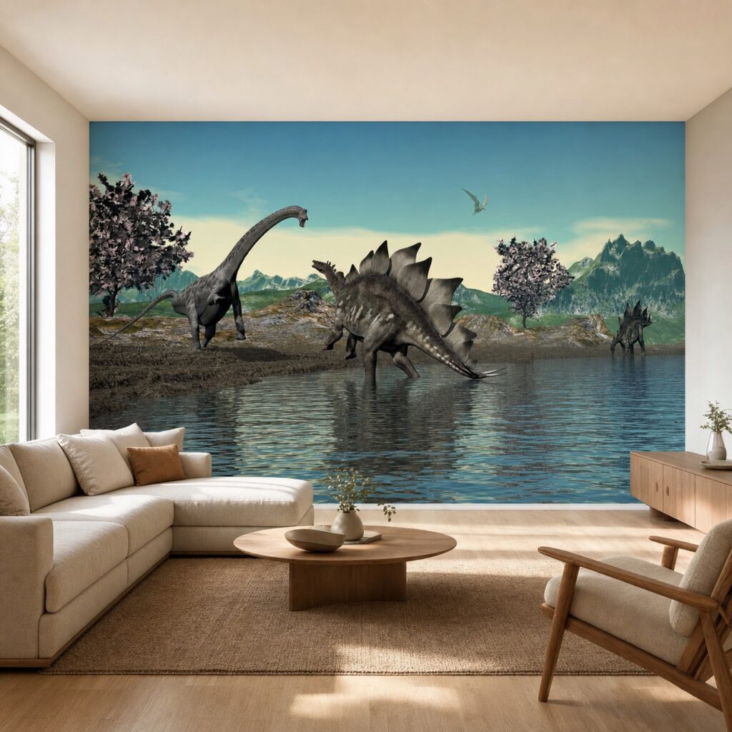 Fototapeta Dinozaury — wzór 4